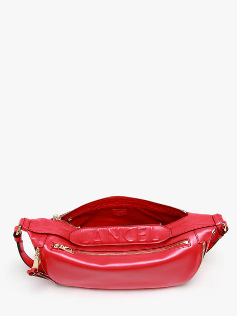 Cross Body Tas M Origami Leder Lancel Rood origami A12528 ander zicht 3